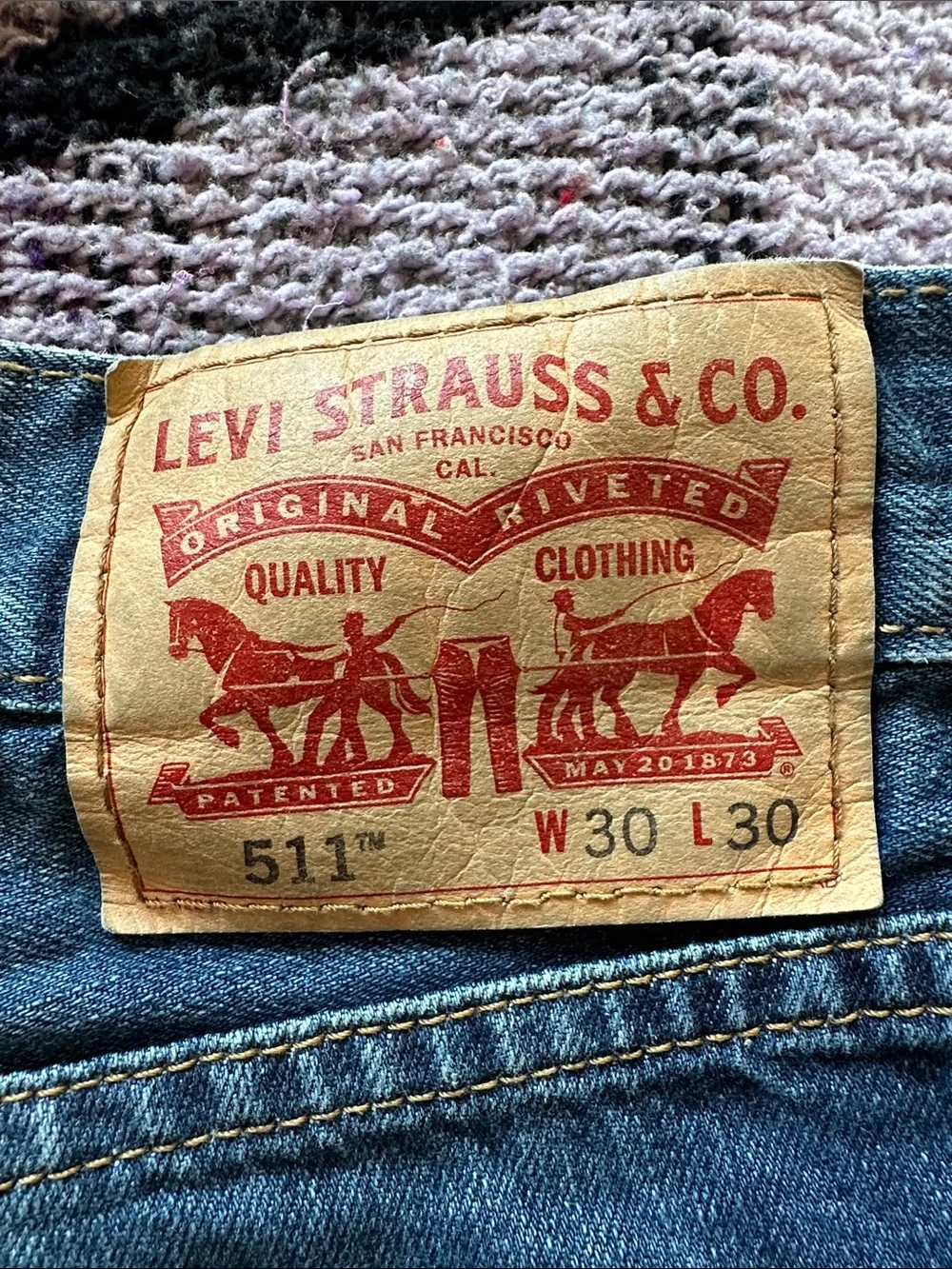Levi's 511 Medium Wash Blue Jeans